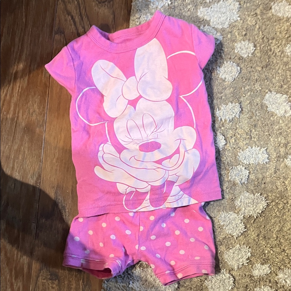 GAP Pink Kids Pajamas with Minnie Mouse